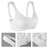 Lemorosy Full Coverage Non Padded Wireless Minimizer Bra Women's Plus