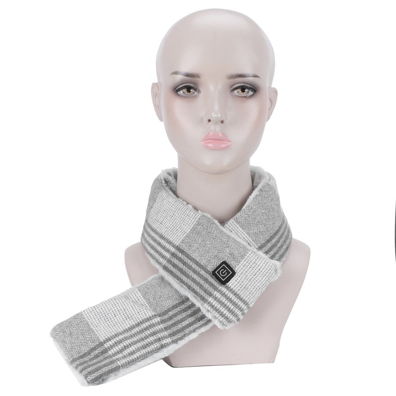 Electric Heated Scarf USB Smart Neckerchief Washable Warm Neck Gaiter