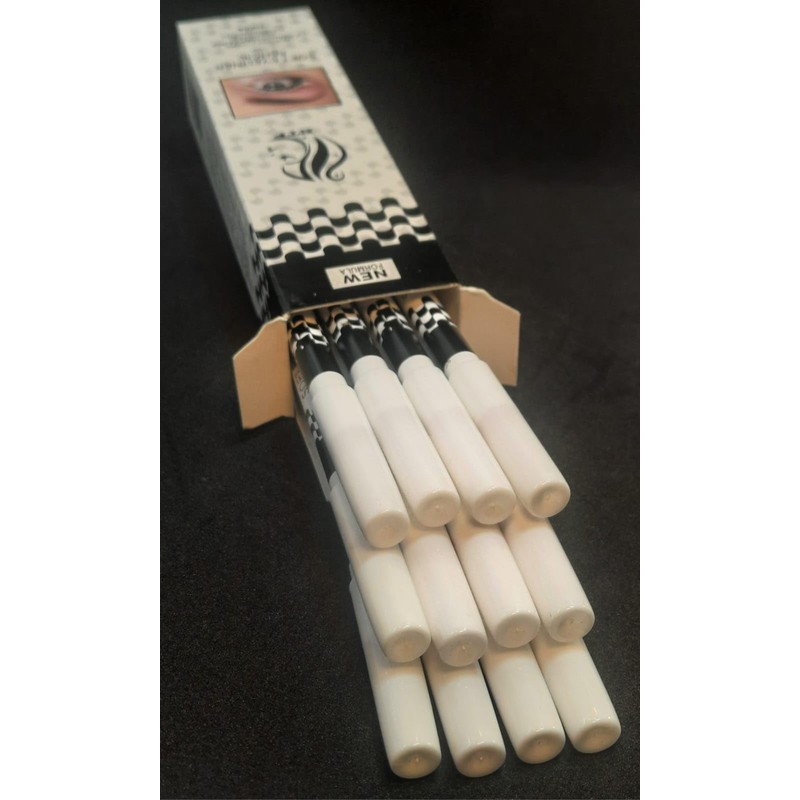 BTF White Eyeliner for Skin Marking,White Eye Eyeliner,Make Up Pencil,Waterproof,