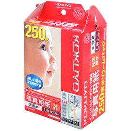 コクヨ インクジェット 写真用紙 光沢紙 L判 250枚 KJ-G13L-250 ホワイト