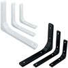 4 PCS Heavy Duty Shelf Bracket,L Shape Right Angle Bracket