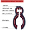Medsuo Jar Opener 6 in 1 Multi Function Bottle Opener