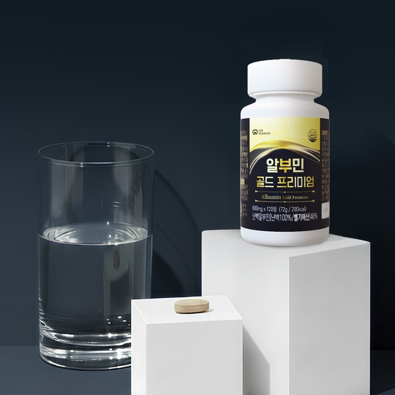 Zen Research Albumin Gold High-Concentration Albumin 600mgx120 Tablets, 120 Tablets,