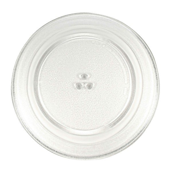 HQRP 15" Glass Turntable Tray Compatible with Sharp Carousel 9KC3517207700 R551 R-551Z R-551ZS R-551ZM R559 R-559Y R-559YK R-559YW SMC1840CS SMC1842CS SMC1843CM Microwave Oven Plate 15-inch 380mm