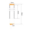 5PCS Inductive Proximity Switch M12 NPN Normally Open Distance Detection