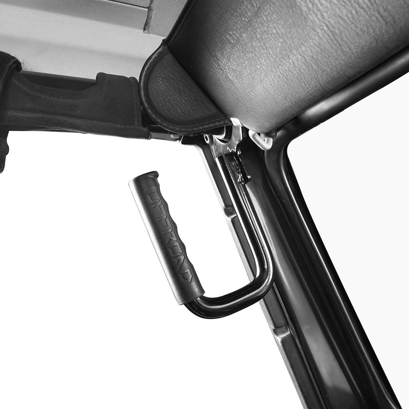 Black Grab Bar Front Steel Grab Handle w/Offroad Logo for