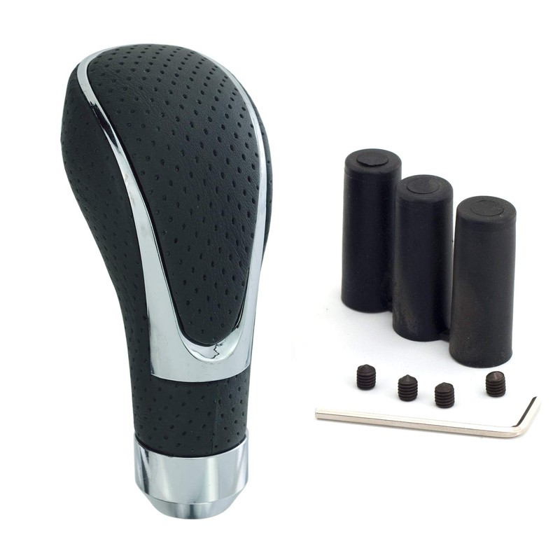 Thruifo Leather Covered Stick Shift Knobs, MT Gear Car Shifter