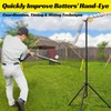 JASCOPRO Electric Baseball Soft Toss Machine for Batting Practice