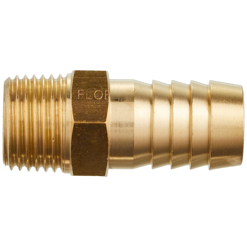 Flowbal Hose Nipple Brass Threaded Fitting GHN-0419 1/2x19