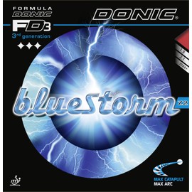 DONIC Z3 AL088 Table Tennis Soft Back Rubber Blue Storm Red (AA) 2.1
