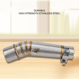 Motorcycle Exhaust Pipe Exhaust Connection Pipe for Exhaust Gas Outlet Middle Pressure Pipe Exhaust Pipe for NC700X NC750X NC750S NC750S NC700S 2012-2017