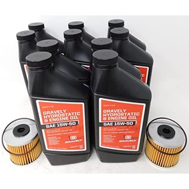 Gravely 10-Quart Full Synthetic Hydro Oil Change Kit Replaces Hydro-Gear 72881