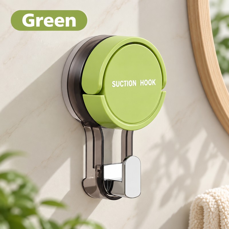Suction Cup Wall Hooks for Home Organization – Reusable No-Drill