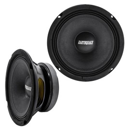 EARTHQUAKE Sound PR-EQ68 6.5-inch 8-Ohm Cloth Surround Speakers - Open Basket, 200 Watts Max (Pair)