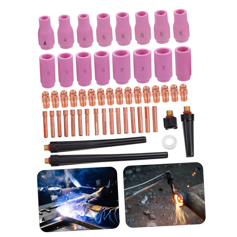 SHINEOFI 1 Set Welding Torch Accessories for Includes Ceramic Nozzles