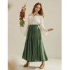 Scarlet Darkness Women Casual Maxi Skirt Flowy Bohemian Renaissance Long