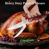 TONKIKA Heavy Duty Poultry Shears, Professional Kitchen Scissors, Kitchen Shears