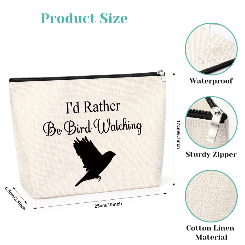 Bird Lovers Gifts Makeup Bag Bird Themed for Her Sister