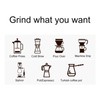 Manual Coffee Grinder Stainless Steel Burr Mill Hand Grinding Machine