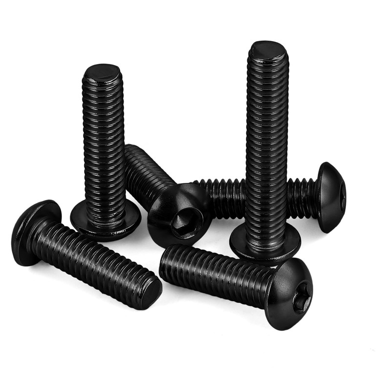 1/4-20 x 1/2" Button Head Socket Cap Screws, Allen Socket