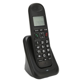 Tangxi Teléfono Inalámbrico para el Hogar, Pantalla LCD Retroiluminada, Botones Grandes Transparentes, 50 Memorias de Agenda Telefónica, Identificador de Llamadas/Manos Libres/rellamada/Pausa