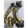 KLM Tear Drop Exhaust Tip 1.5" Stainless Steel With Aluminum