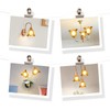 Amber Glass Lamp Shade Replacement with Bell Shaped, 1-5/8-inch Fitter