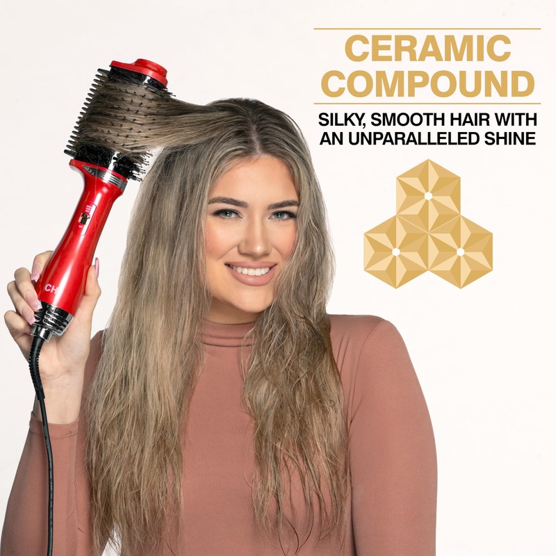 CHI Volume Styler, Blowout Brush for Amplified Volume, Heated Comb