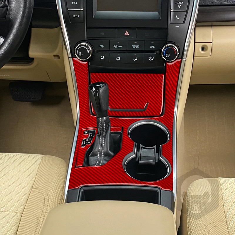 Premium Real Carbon Fiber Central Control Gear Shift Panal Cover