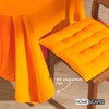 Plain Cotton Orange Tablecloth, 54 x 90 Inches