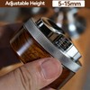 GZEduld 53mm Espresso Accessories, Espresso Distribution Tool, Adjustable Height 5-15mm,
