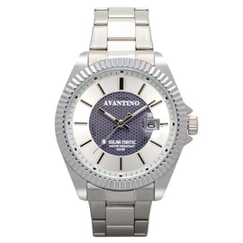 [クレファー] 腕時計 アナログ メンズ ソーラー アバンティーノ シルバー AV-AM402-SVS