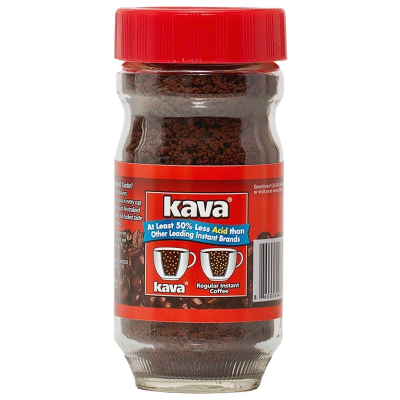 Kava Acid-Neutralized Instant Coffee, 4 Ounce (Pack of 12)