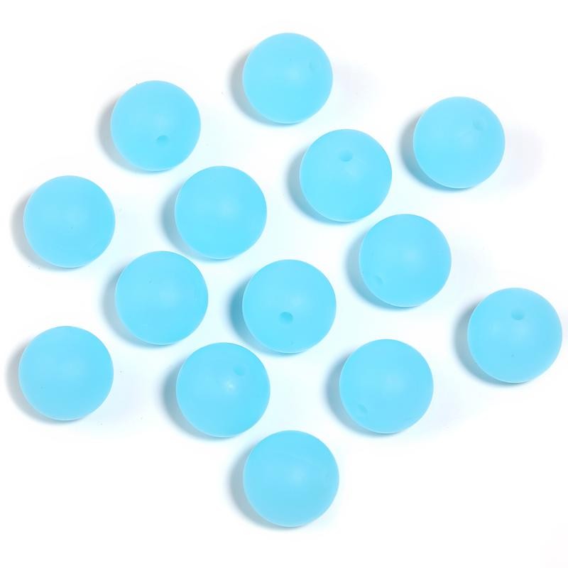 【B170】 Beads for DIY Projects: 15mm Round, Mixed Color, 30Qty
