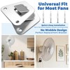 LUTQ 2-Set Heavy Duty Wall Fan Mounting Bracket - Solid