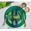 Kim Seybert Croco Placemat, Set of 4 (Emerald)