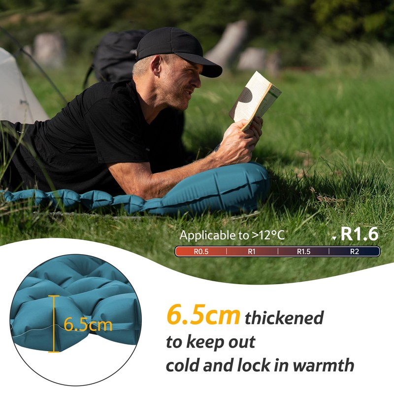 Naturehike Ultralight Inflatable Sleeping Mat - Lightweight Single Sleeping Mat