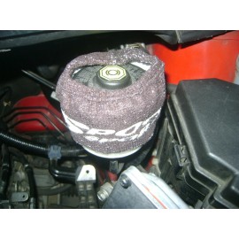 Car-Design-Performance Black Brake/Clutch Reservoir Tank Sock Cover For Honda & Acura Spoon Polyester