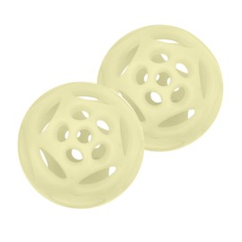 Chew King Glowing Fetch Ball, Dog Ball Toys, Large 2-Pack Lattice