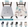 SearchI Seat Covers for Dining Room Chairs Stretch Printed Chair
