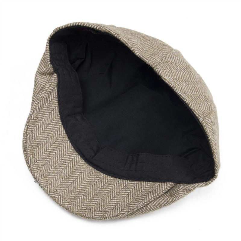 JANGOUL - Gorro de Boina de Tweed de Lana para
