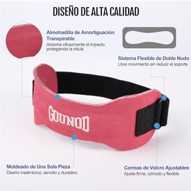 LISAPRO 2 Piezas Rodillera para Rótula, Rodilleras Deportivas (Rosa)