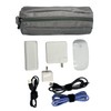 CASEBUDi Electronics Organizer Case - Ballistic Nylon (Grey Fog)