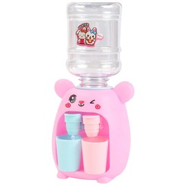 Toddmomy Kids Water Dispenser Toy Mini Water Machine Toy Children Lovely Water Dispenser Drink Water Machine Toy for Kids (Pink)