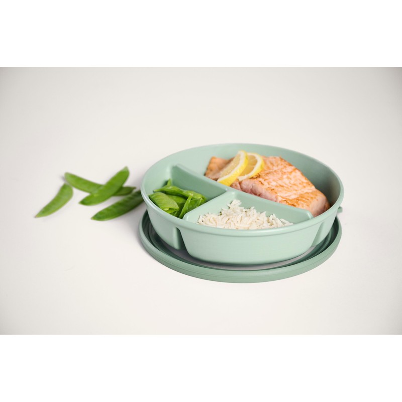 Mepal – Bento-Schüssel Starter-Set inkl. Mikrowellendeckel, Multischale mit 3 Fächern,