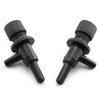 DGZZI Aquarium Air Pump Valve 5PCS Black 2 Way Fish