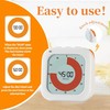 Visual Timer for Kids, 60-Minute Countdown Timer with LCD Display,