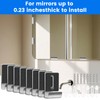 8 Pcs Mirror Clips, Stainless Steel Mirror Brackets, Mirror Mounting
