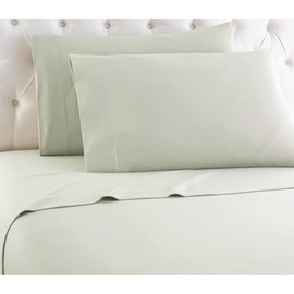Shavel Home Products Micro Flannel Sheet Set, Morning Mist, Twin