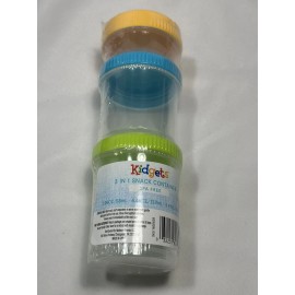 kidgets 1 set kidgets baby snack container 3 in 1